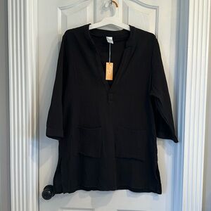 NWT Kona Sol Black Swim Coverup Size Small